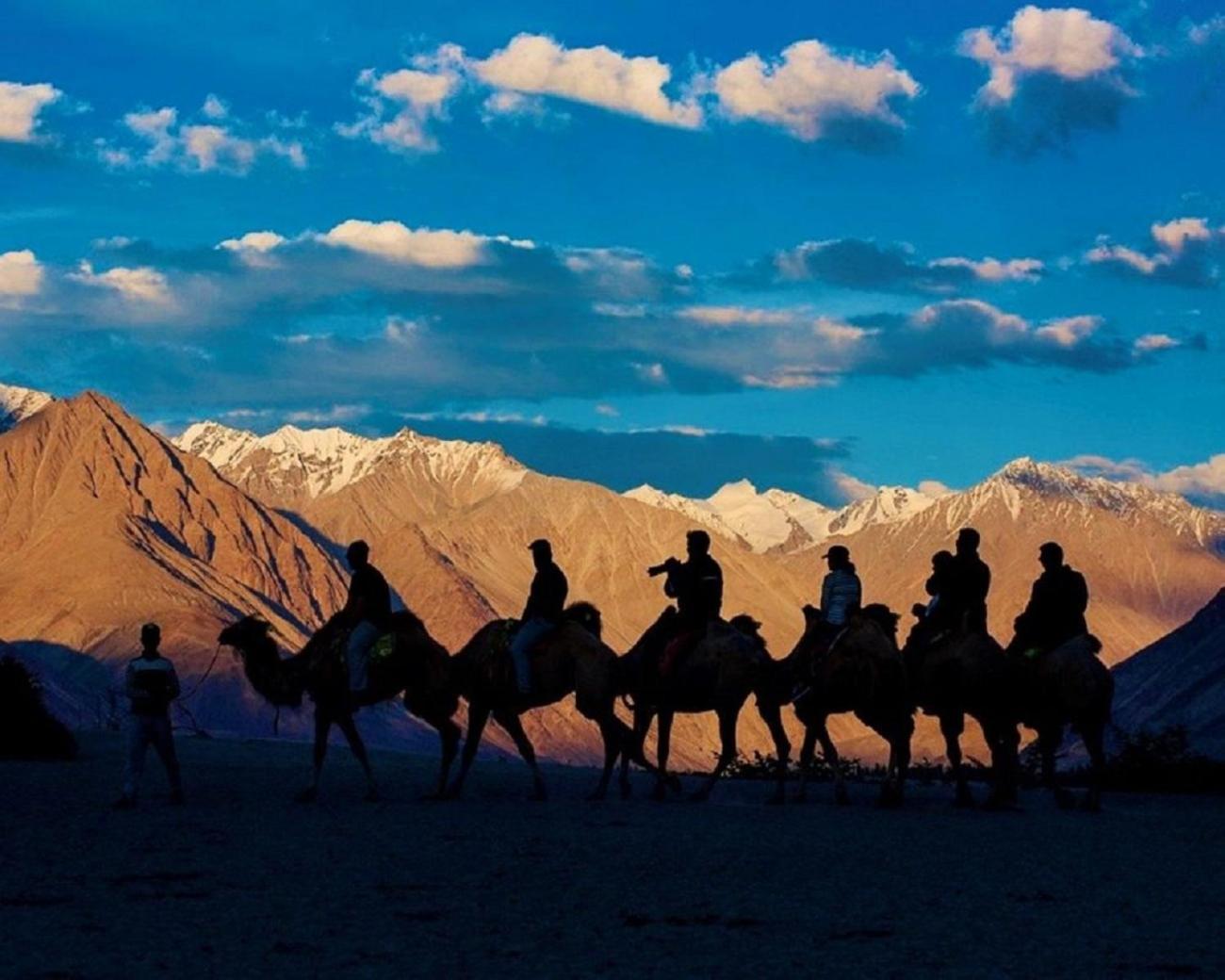 The Sky Desert ,Hunder , Nubra Hotel Charasa Luaran gambar